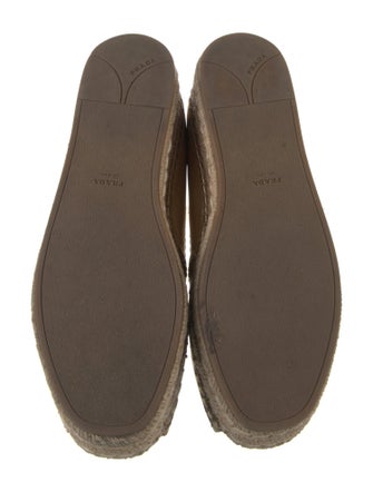 Prada Leather Espadrilles