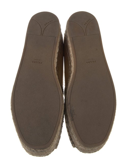 Prada Leather Espadrilles