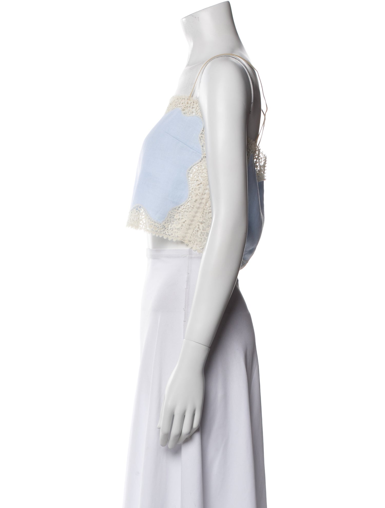 Prada 2025 Linen Crop Top