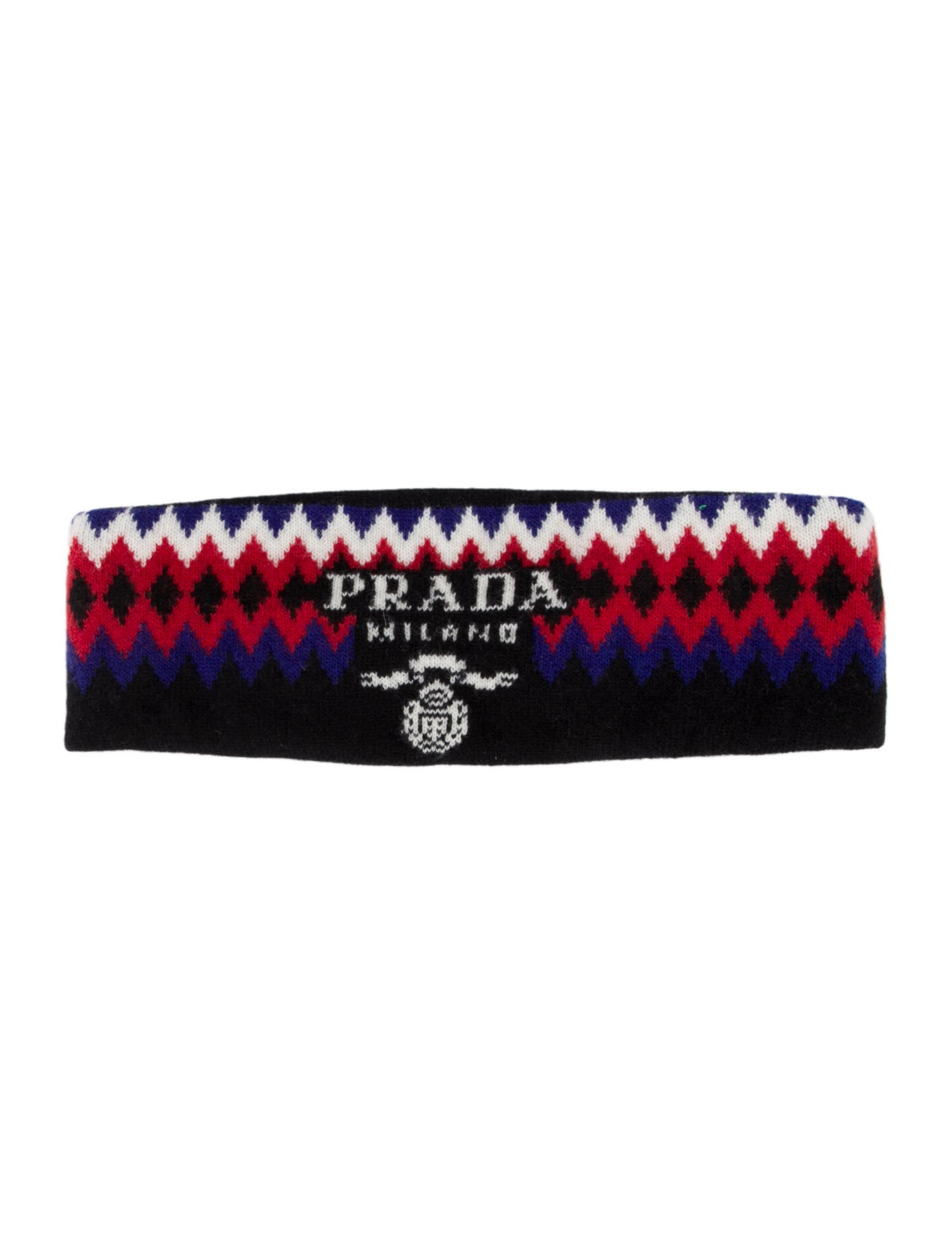Prada Logo Headband w/Tags