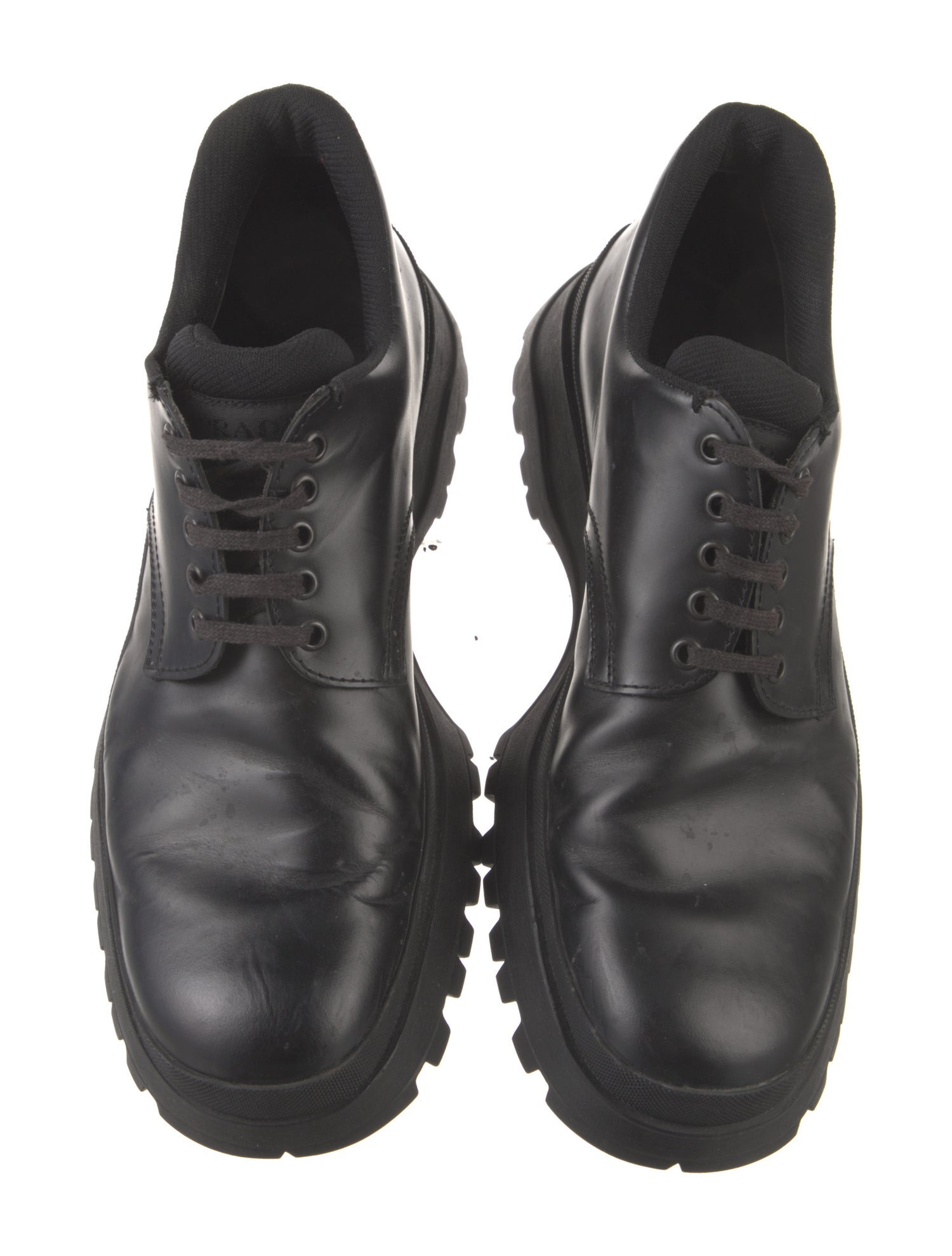 Prada Leather Derby Shoes