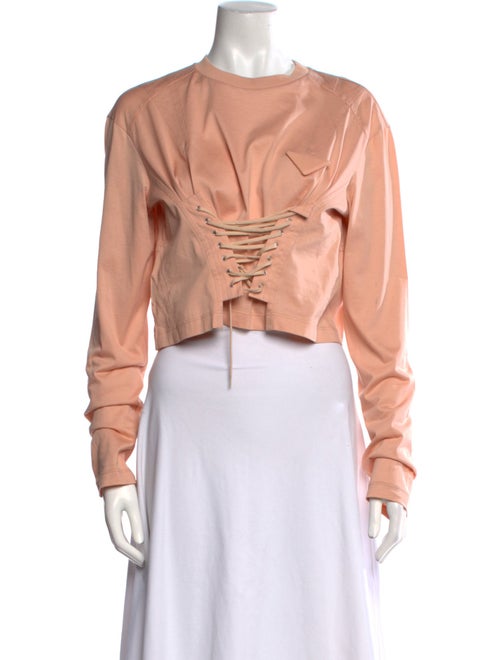 Prada 2022 Crew Neck Crop Top