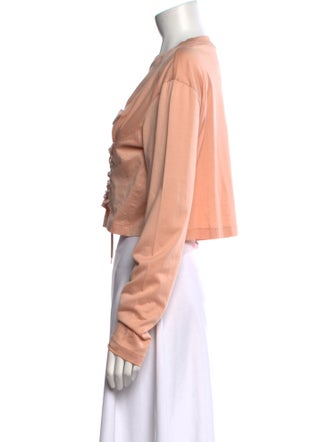 Prada 2022 Crew Neck Crop Top