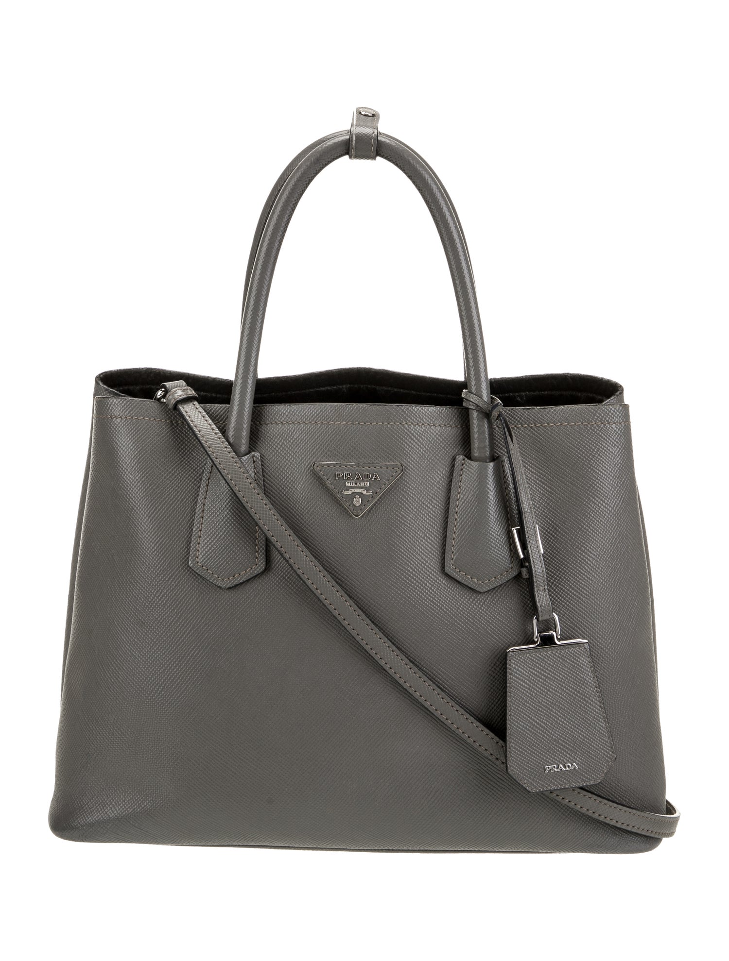 Prada Saffiano Lux Leather Double Medium