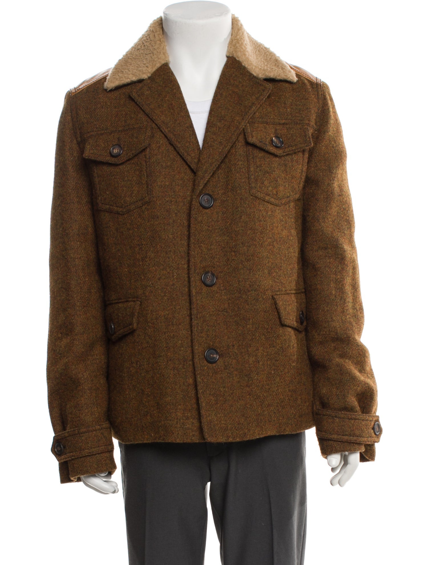 Prada 2017 Virgin Wool Utility Jacket