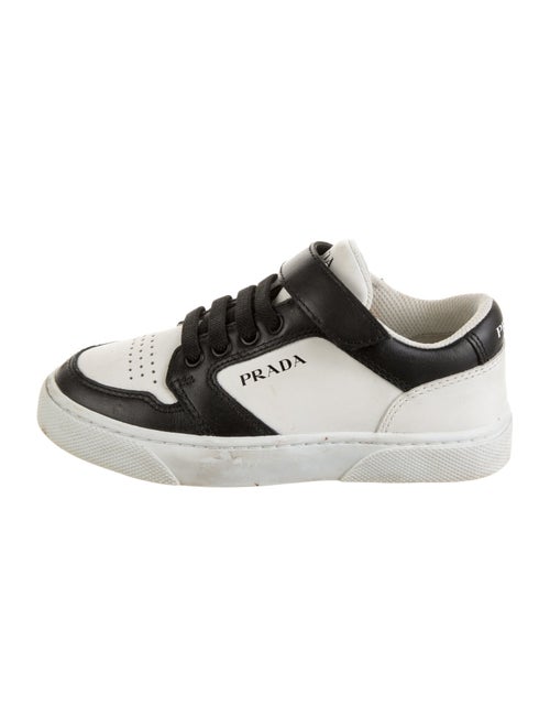 Prada Toddler Boys' Logo Print Low Top Leather Sneaker