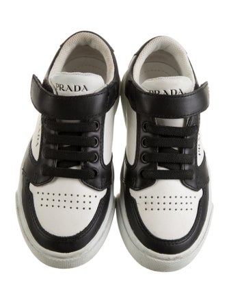 Prada Toddler Boys' Logo Print Low Top Leather Sneaker