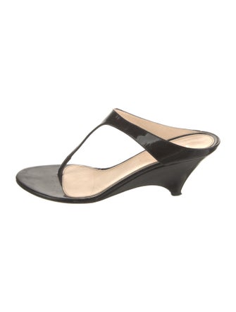 Prada Patent Leather Flip Flops