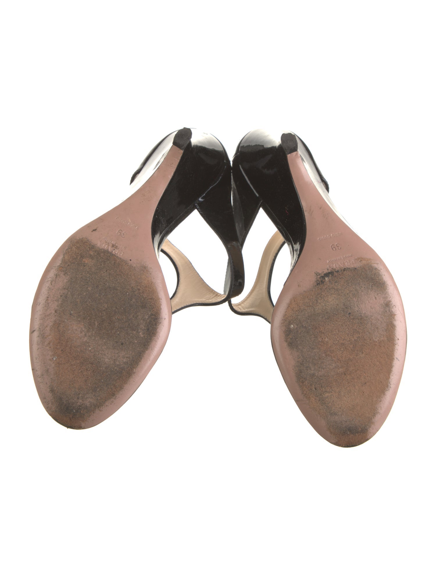 Prada Patent Leather Flip Flops