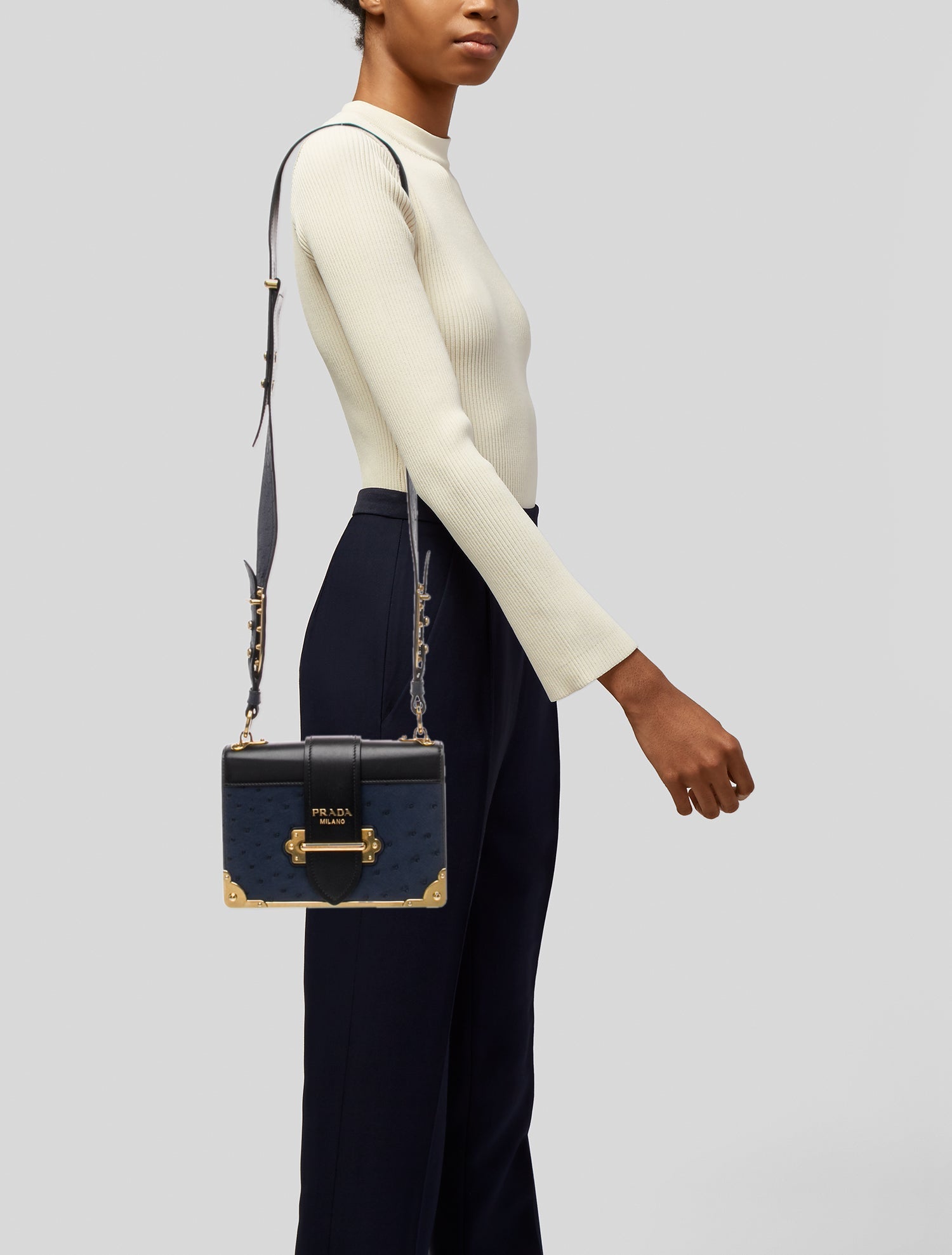 Prada Struzzo Cahier