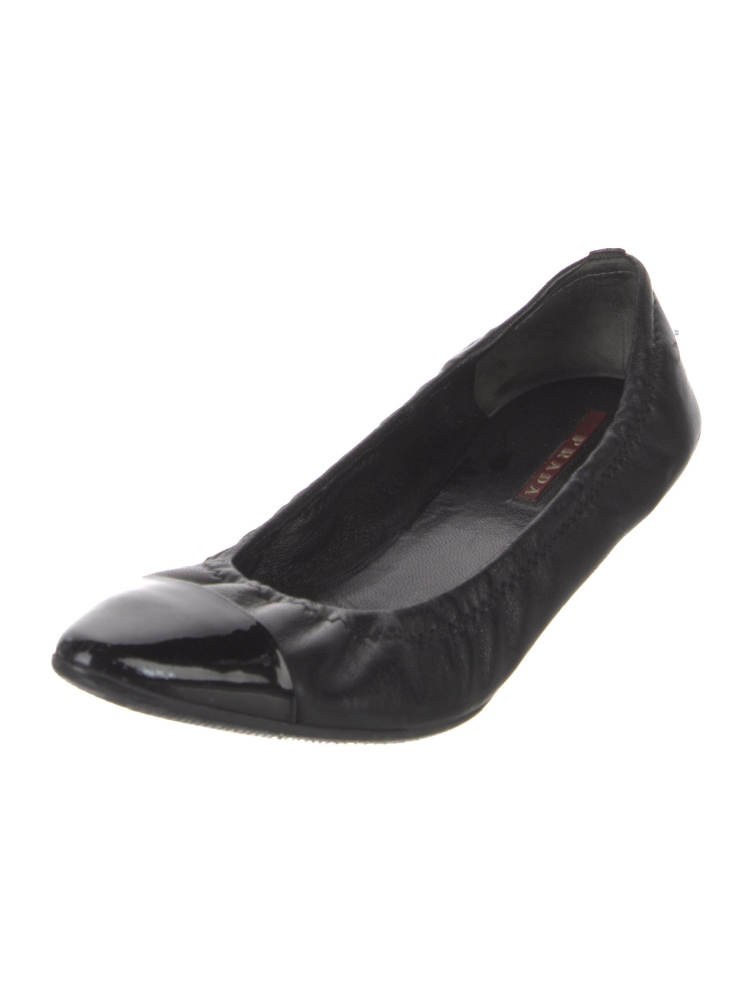 靴 PRADA SPORT Mary Jane Patent Leather Prada Black Patent Leather Mary-Jane Low Heel Pumps Size 5.5