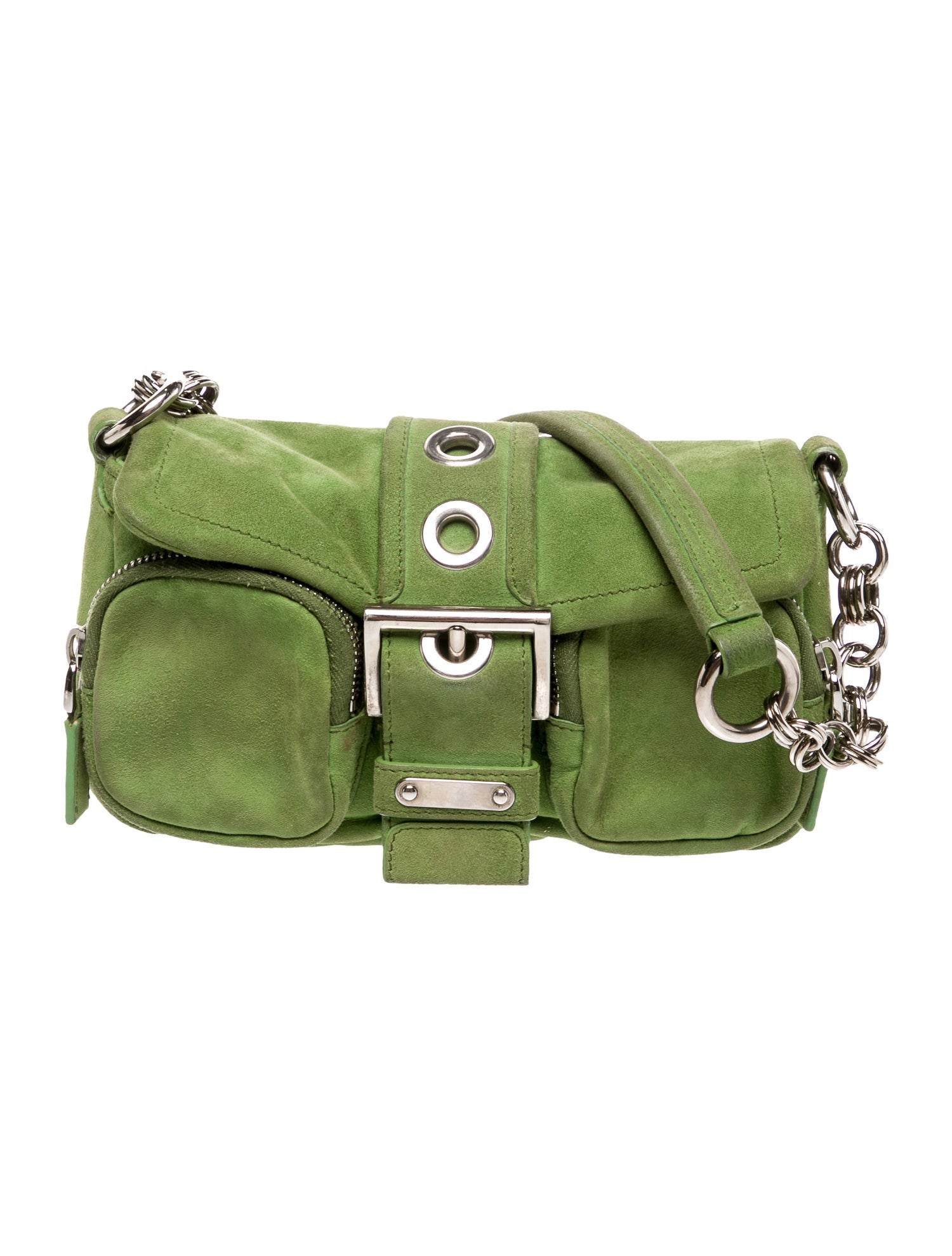 Prada Suede Top Handle Bag