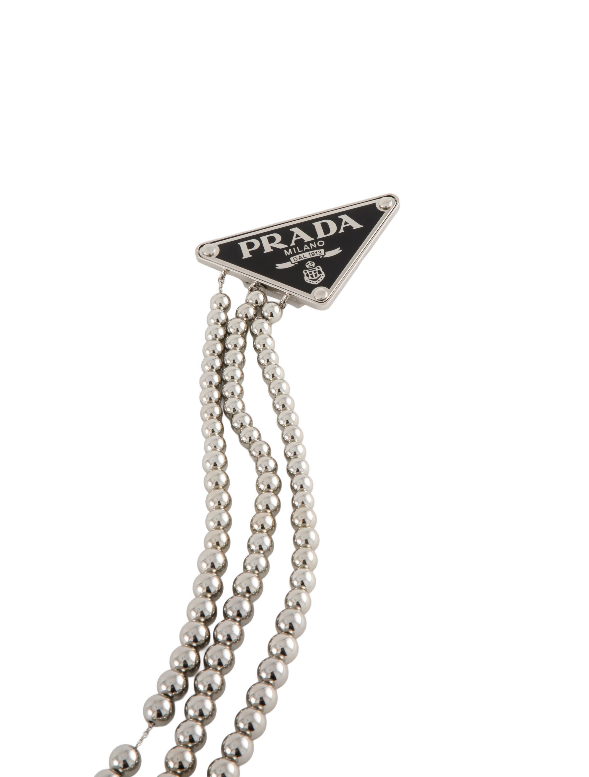 Prada Metal Chain-Link Belt