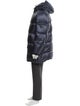 Prada 2021 Enameled Metal Triangle Puffer Coat