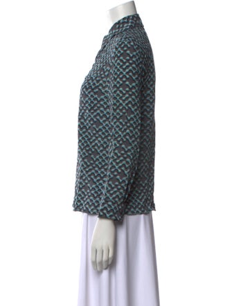 Prada 2015 Silk Button-Up Top