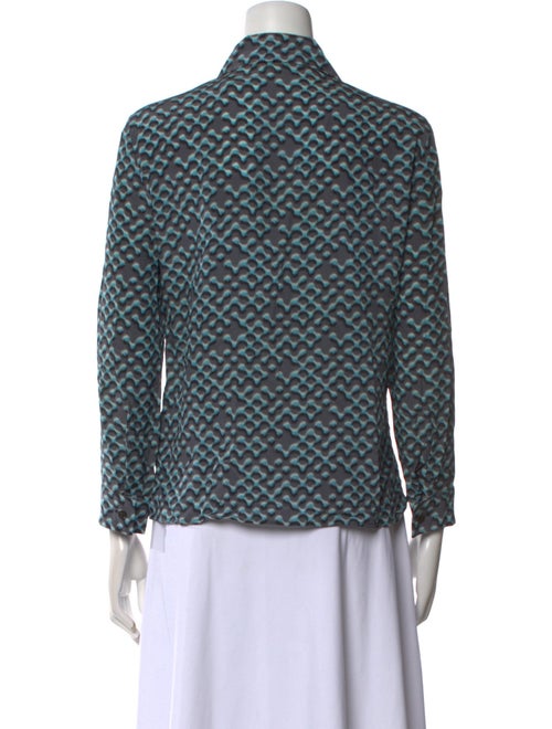 Prada 2015 Silk Button-Up Top