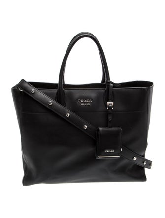 Prada City Calf Leather Shoulder Bag