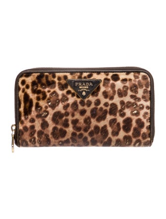 Prada Leather Trifold Wallet