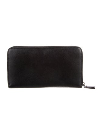 Prada Leather Continental Wallet