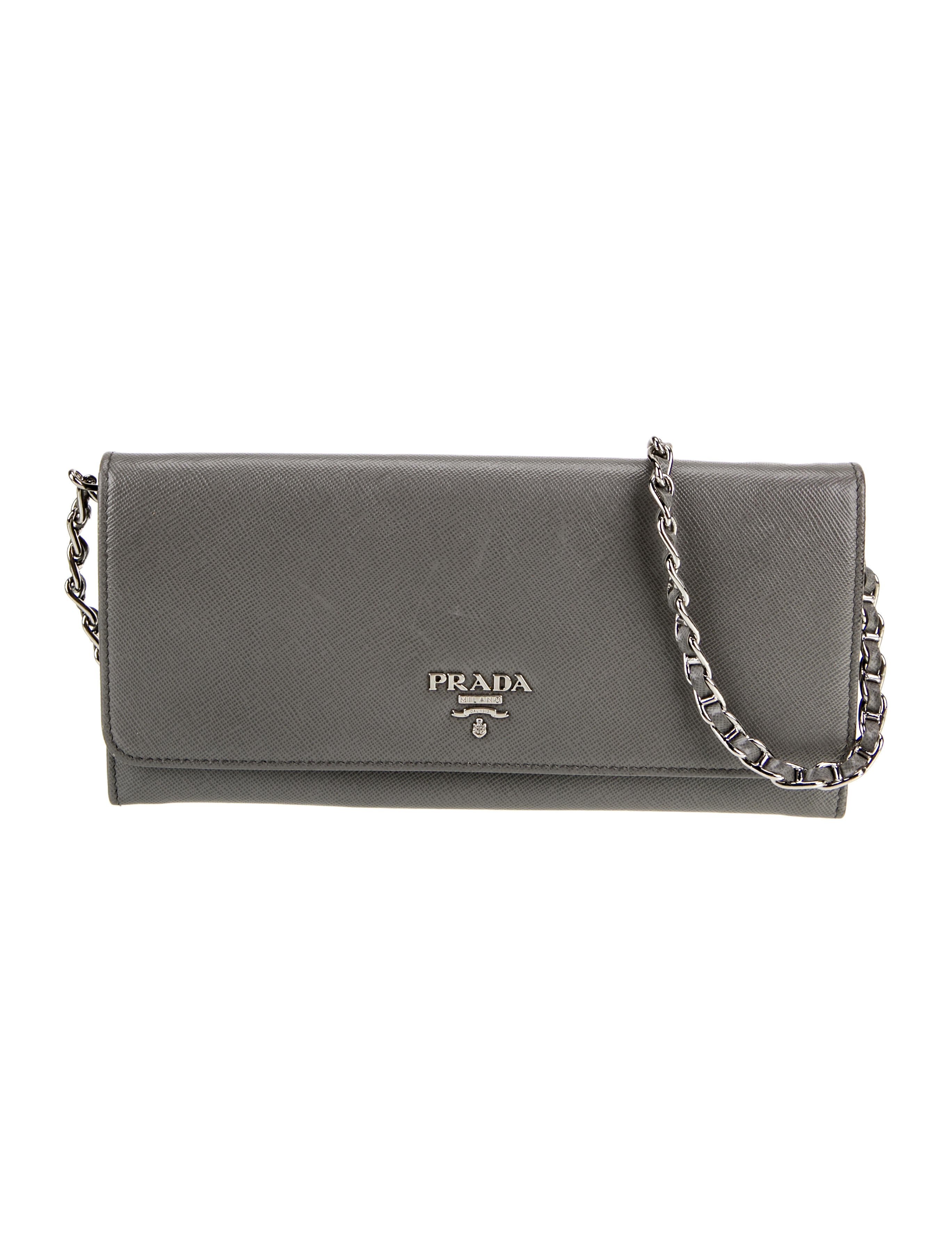 Prada Saffiano Lux Leather Continental Wallet