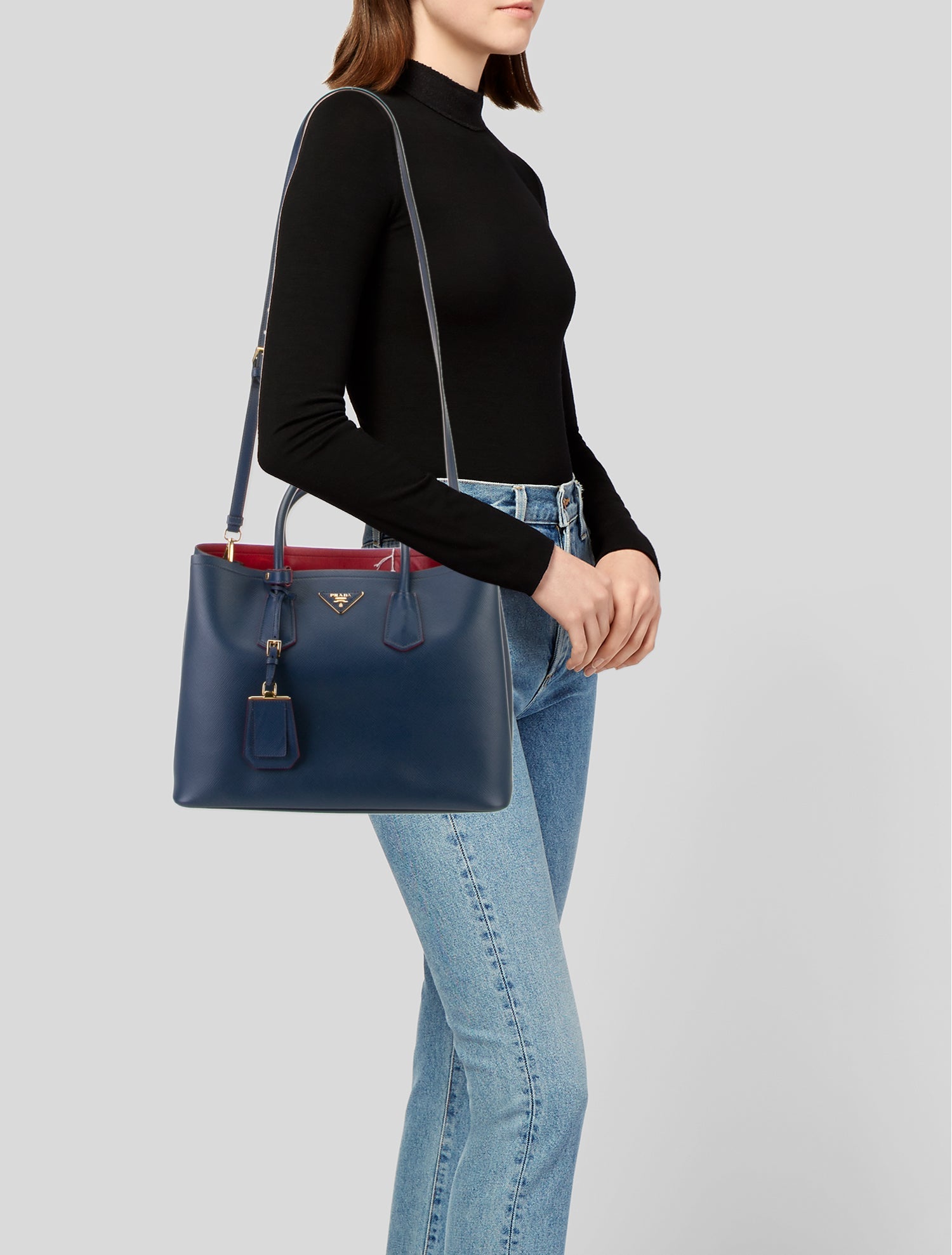 Prada Saffiano Lux Leather Tote