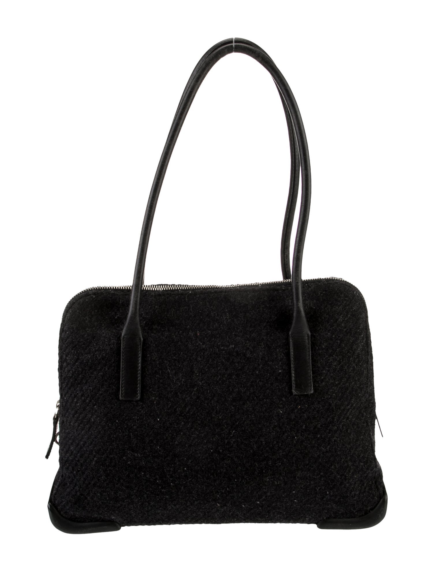 Prada Wool Briefcase Vintage