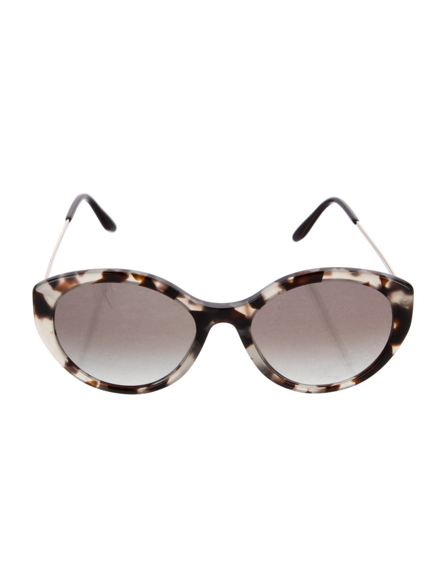 Prada Cat-Eye Mirrored Sunglasses