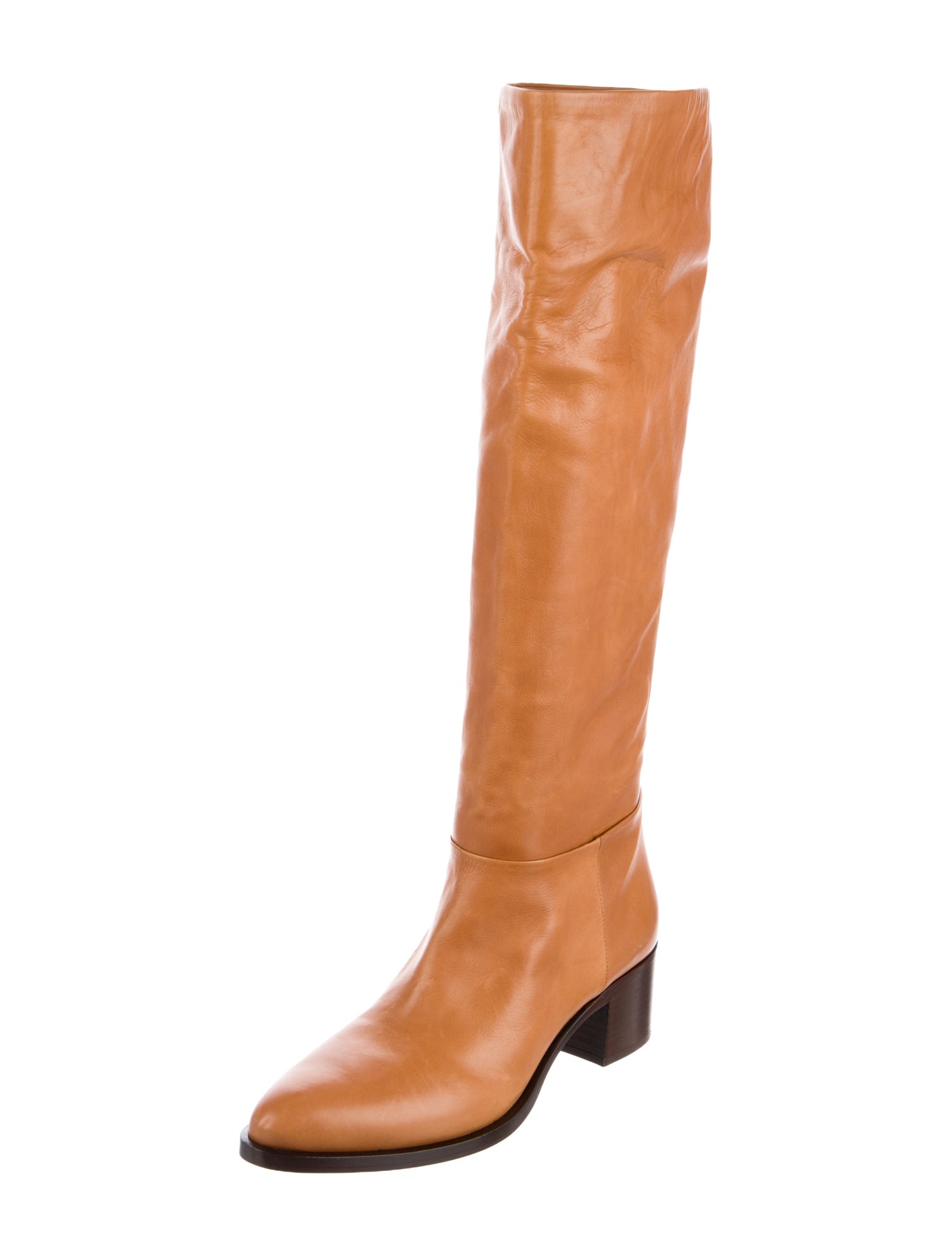Prada Leather Riding Boots