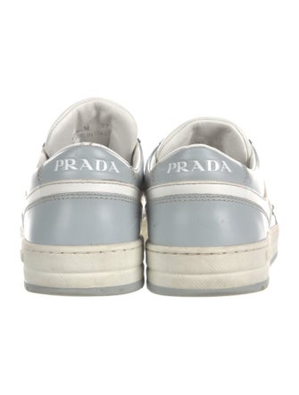 Prada Leather Colorblock Pattern Sneakers