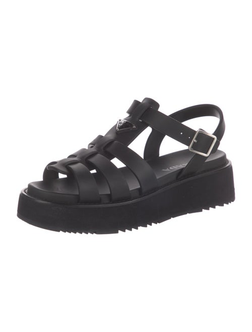 Prada Rubber Gladiator Sandals