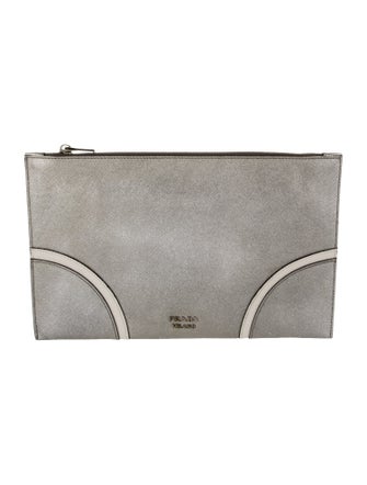 Prada Saffiano Lux Leather Portfolio