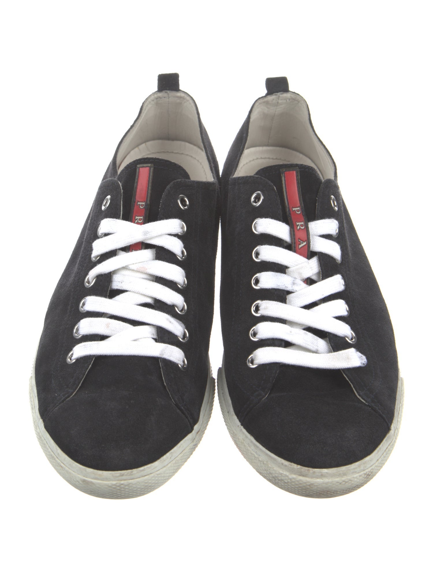 Prada Suede Printed Sneakers