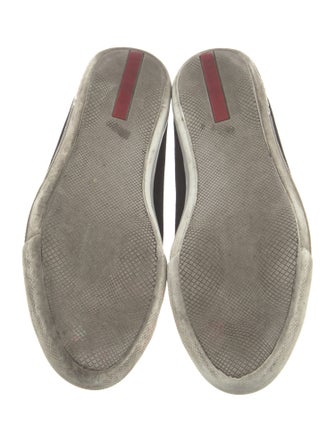 Prada Suede Printed Sneakers