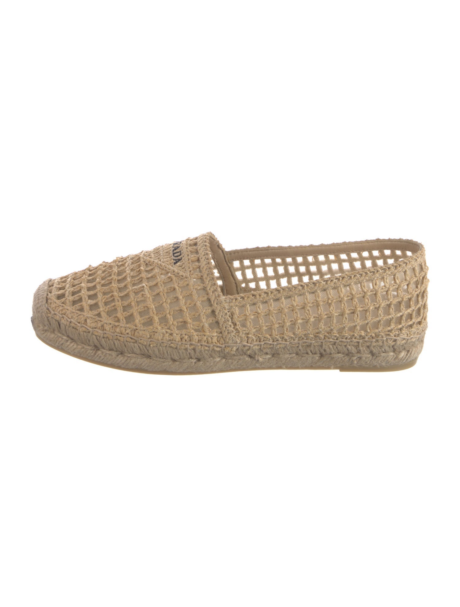 Prada Straw Espadrilles