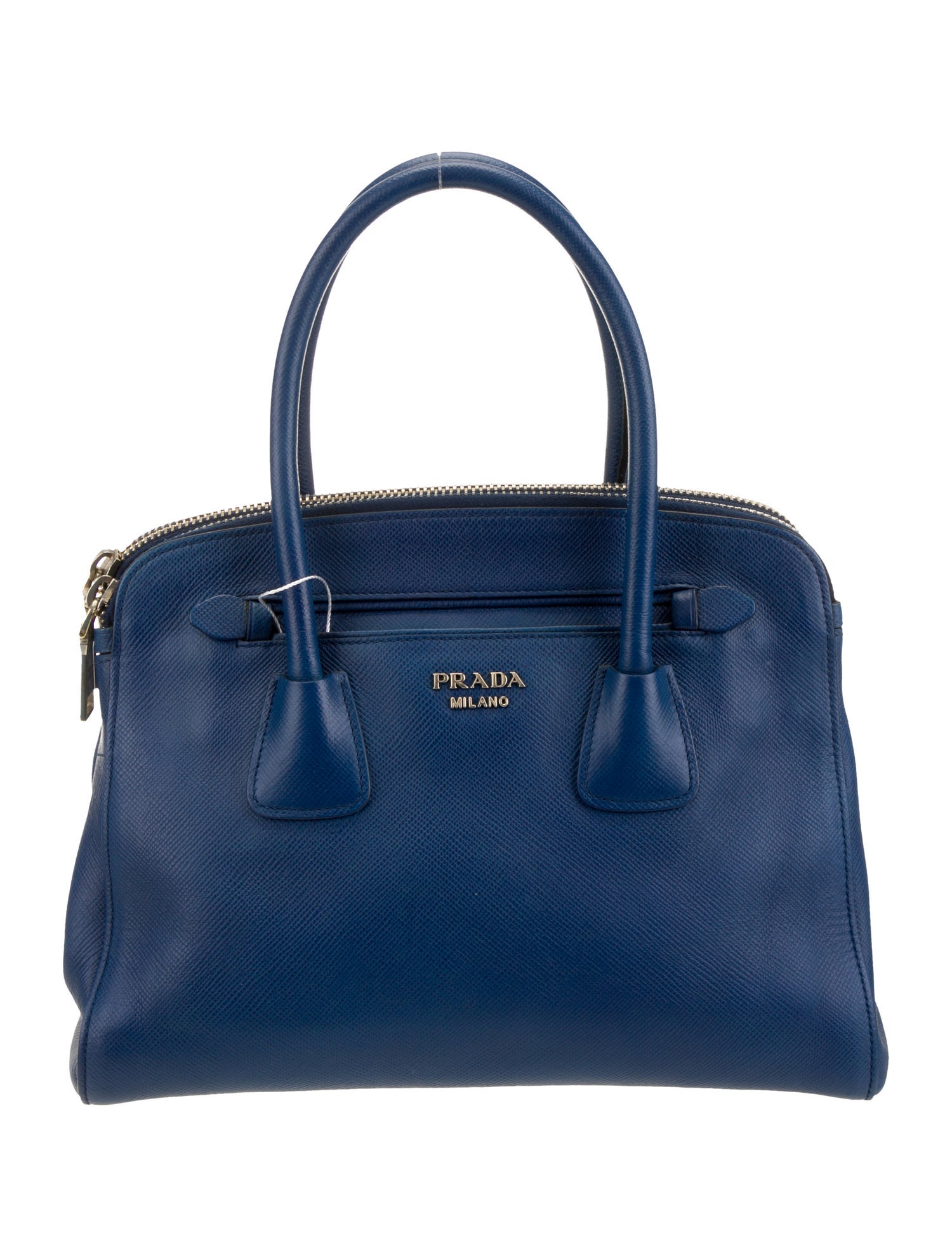 Prada Saffiano Cuir Leather Top Handle Bag