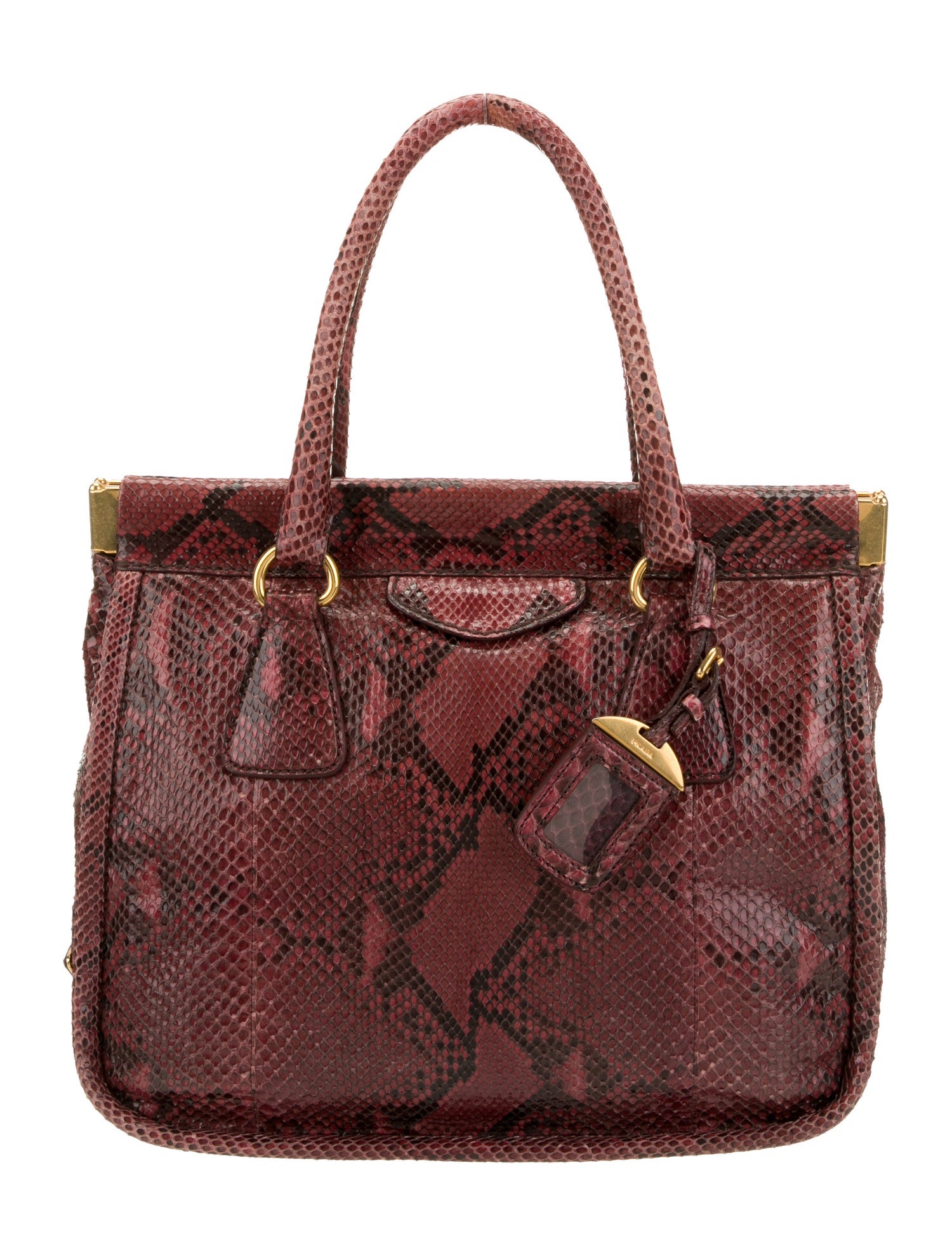 Prada Pitone Shoulder Bag