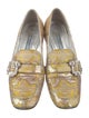 Prada Patterned Crystal Embellishments Pumps