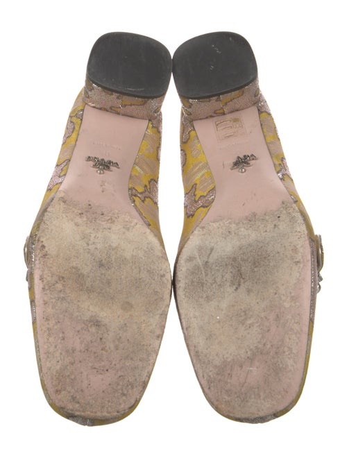 Prada Patterned Crystal Embellishments Pumps