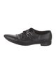 Prada Saffiano Leather Patent Leather Oxfords