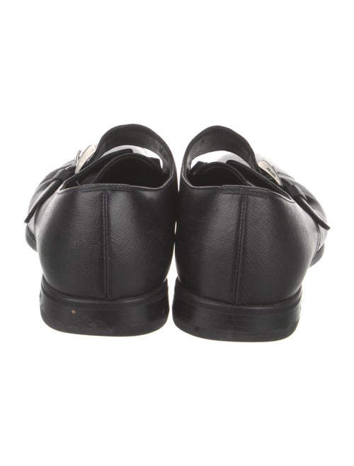 Prada Saffiano Leather Patent Leather Oxfords