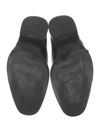 Prada Saffiano Leather Patent Leather Oxfords