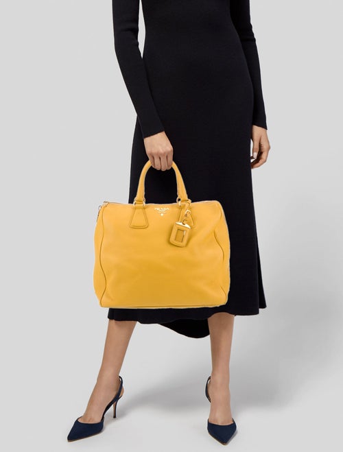 Prada Signature Top Handle Bag