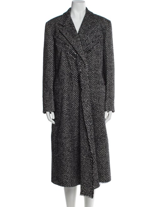Prada 2019 Virgin Wool Faux Fur Coat