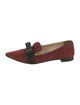 Prada Suede Bow Accents Loafers