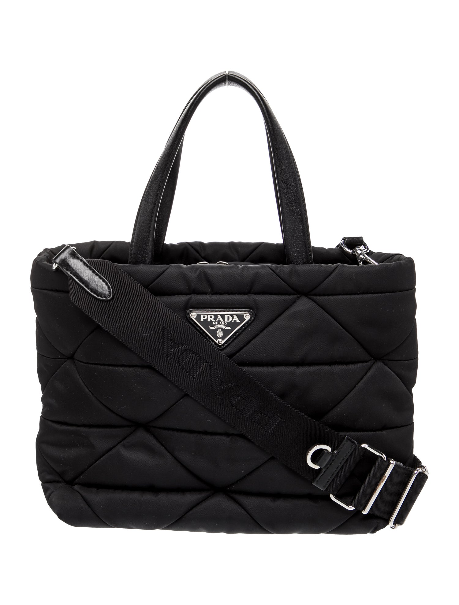 Prada Tessuto Re-Nylon Padded Tote Small