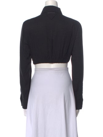 Prada 2022 Silk Crop Top
