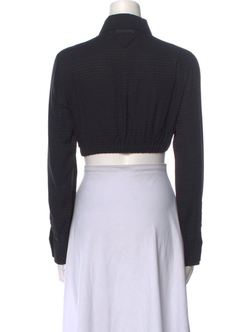 Prada 2022 Silk Crop Top