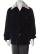 Prada 2022 Enameled Metal Triangle Peacoat