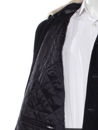 Prada 2022 Enameled Metal Triangle Peacoat