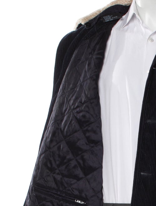 Prada 2022 Enameled Metal Triangle Peacoat